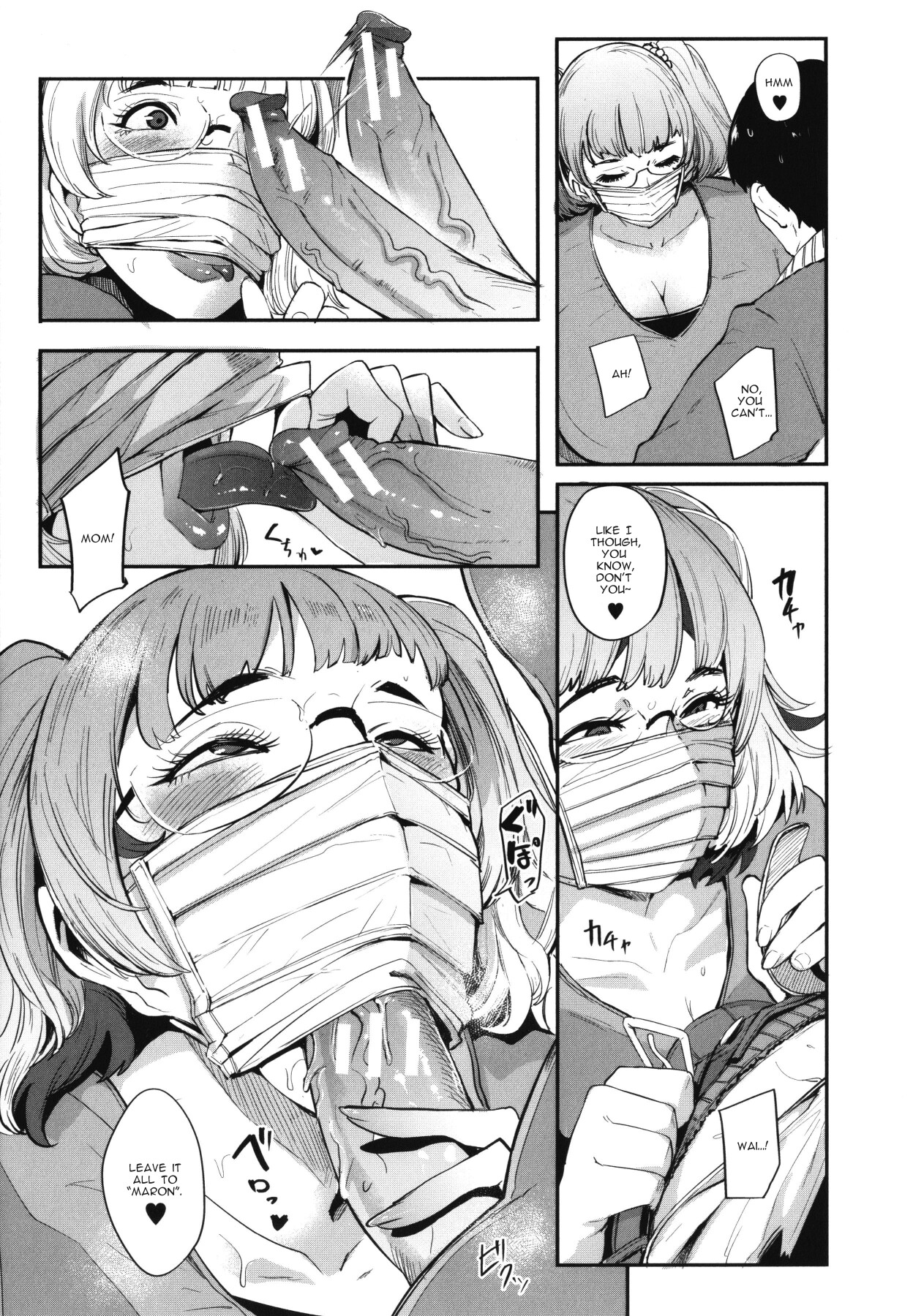 Hentai Manga Comic-Climax! Maron`s masturbation stream-Read-15